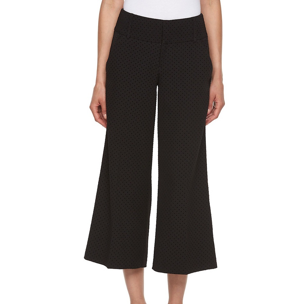 ELLE™ Dot Crop Wide-Leg Pants